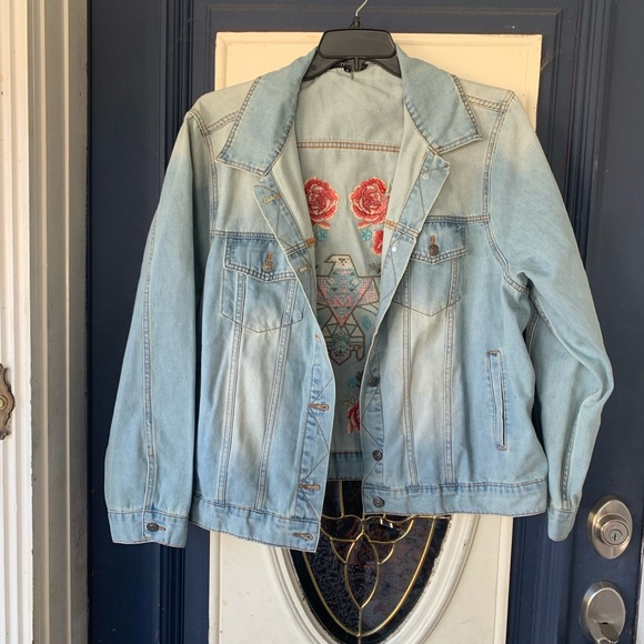 COPY - COPY - Glitzy Girls Boutique embroidered denim plus size 1x - Picture 4 of 15